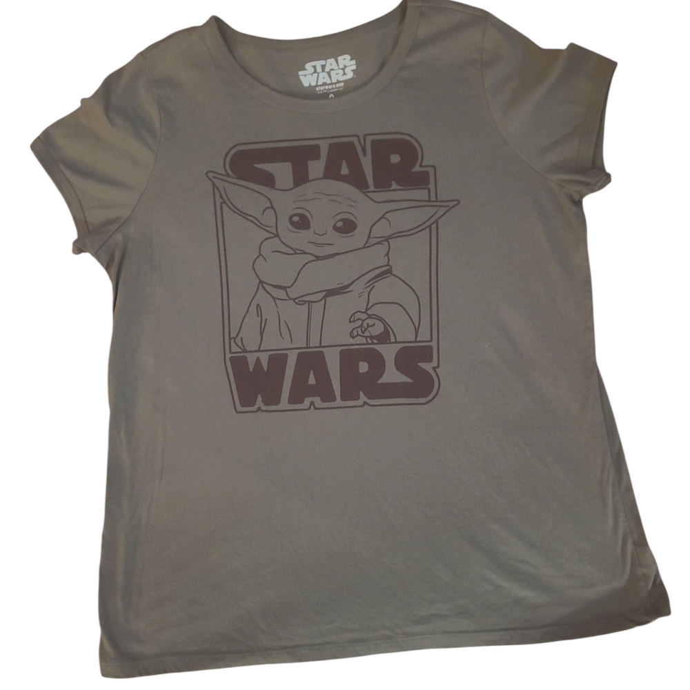 Star Wars Womens Tee with Yoda Design
